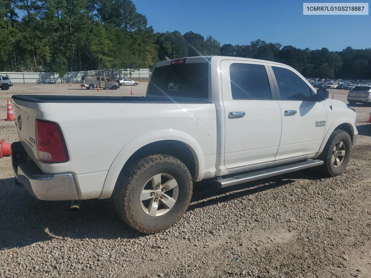 2016 Ram 1500 Slt VIN: 1C6RR7LG1GS218887 Lot: 74892604