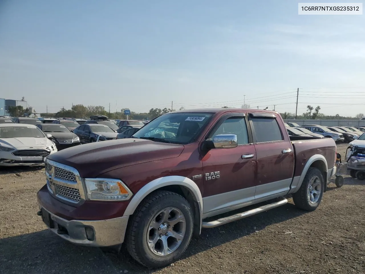 2016 Ram 1500 Laramie VIN: 1C6RR7NTXGS235312 Lot: 74909094