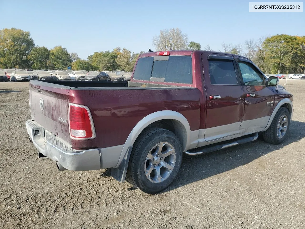 2016 Ram 1500 Laramie VIN: 1C6RR7NTXGS235312 Lot: 74909094