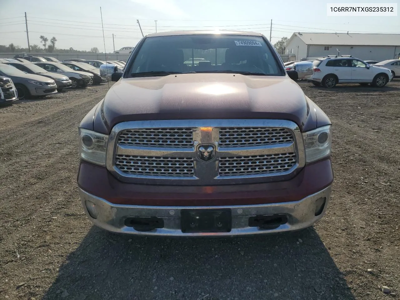 2016 Ram 1500 Laramie VIN: 1C6RR7NTXGS235312 Lot: 74909094