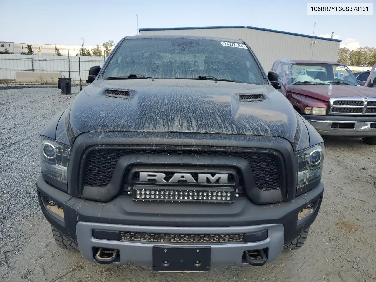 2016 Ram 1500 Rebel VIN: 1C6RR7YT3GS378131 Lot: 74926534