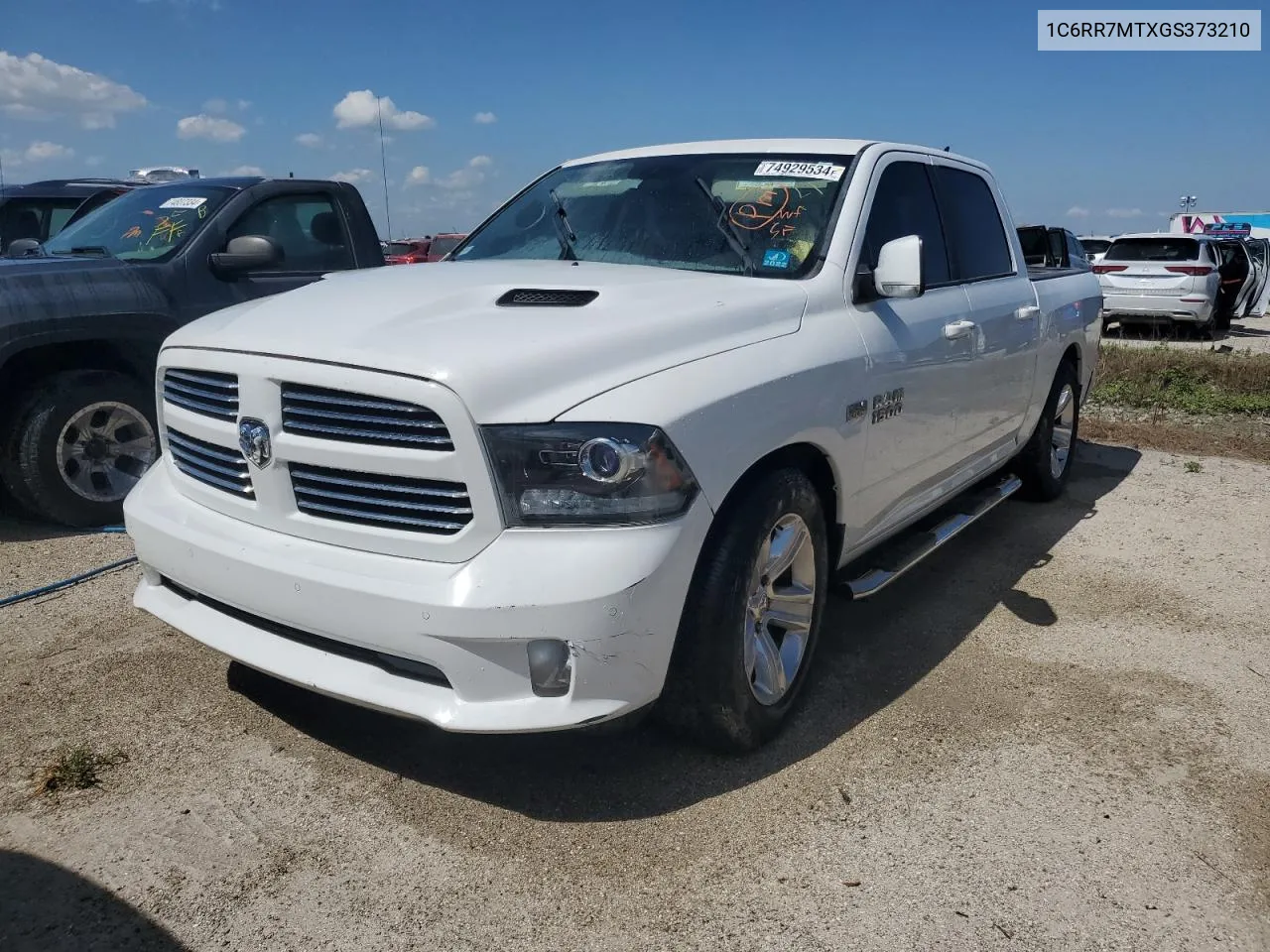 2016 Ram 1500 Sport VIN: 1C6RR7MTXGS373210 Lot: 74929534