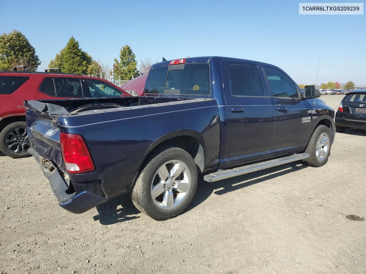 1C6RR6LTXGS209239 2016 Ram 1500 Slt