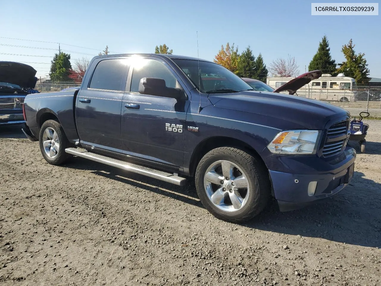 1C6RR6LTXGS209239 2016 Ram 1500 Slt