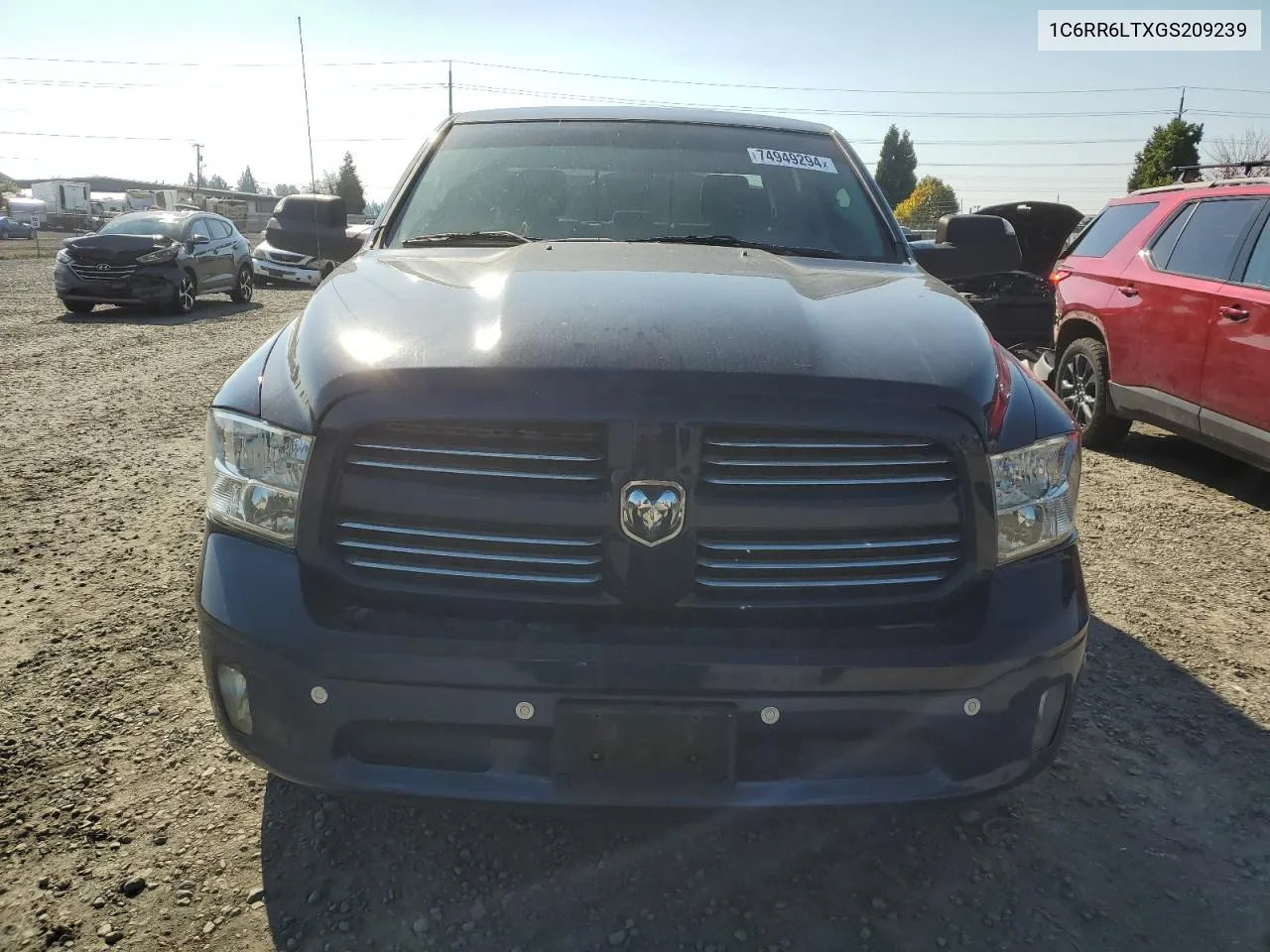 1C6RR6LTXGS209239 2016 Ram 1500 Slt