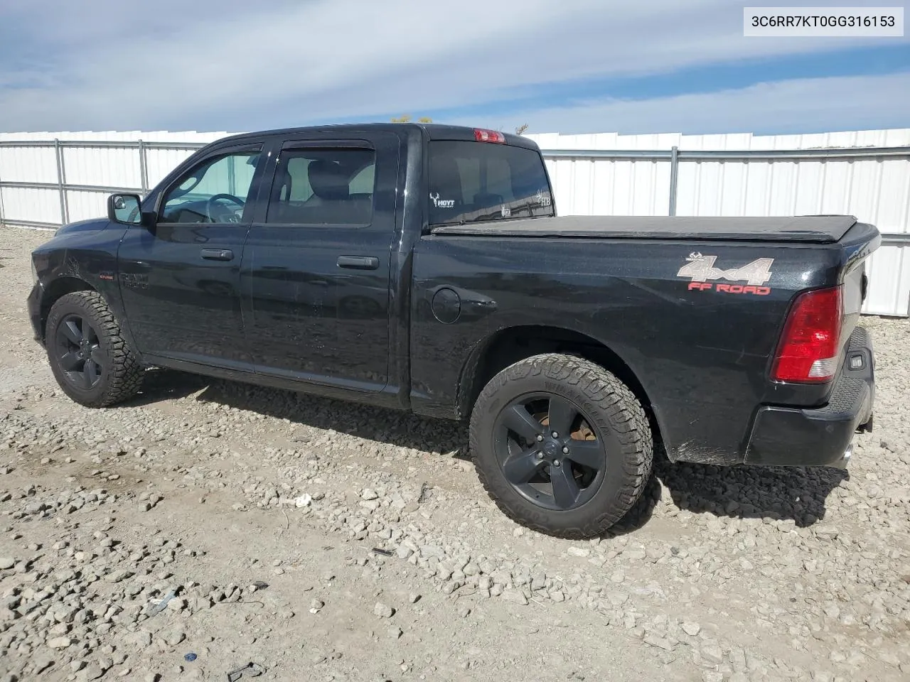 2016 Ram 1500 St VIN: 3C6RR7KT0GG316153 Lot: 74988104