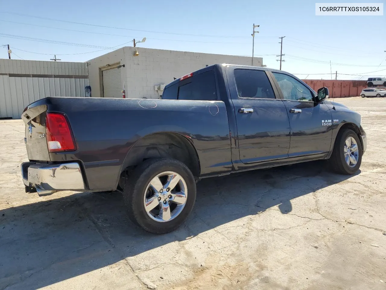 2016 Ram 1500 Slt VIN: 1C6RR7TTXGS105324 Lot: 75048374