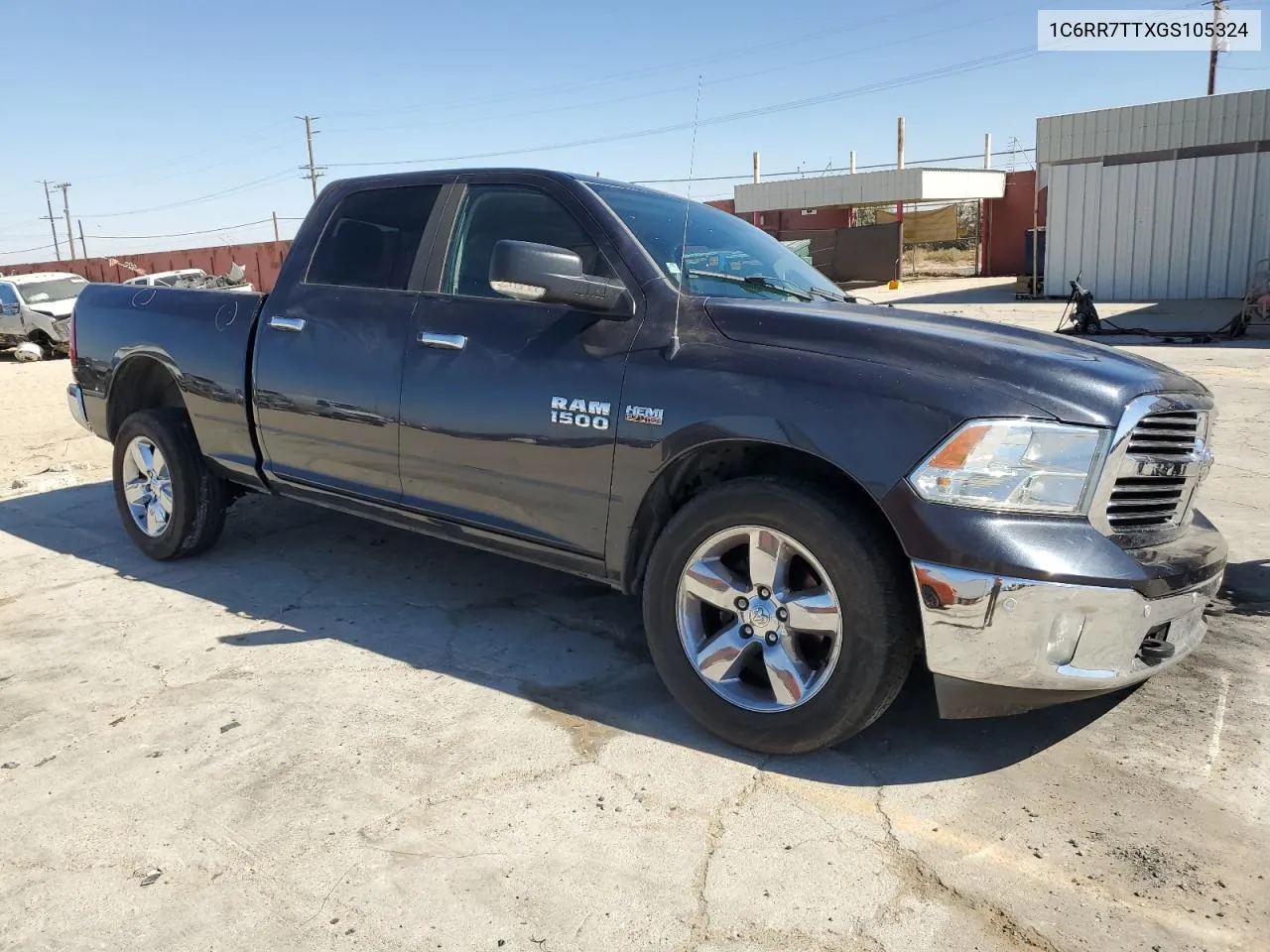 2016 Ram 1500 Slt VIN: 1C6RR7TTXGS105324 Lot: 75048374