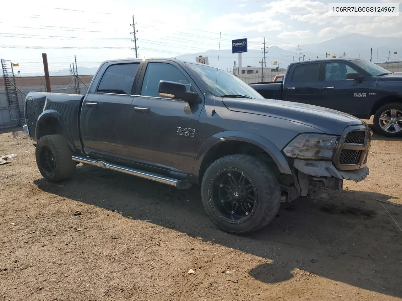 2016 Ram 1500 Slt VIN: 1C6RR7LG0GS124967 Lot: 75069714