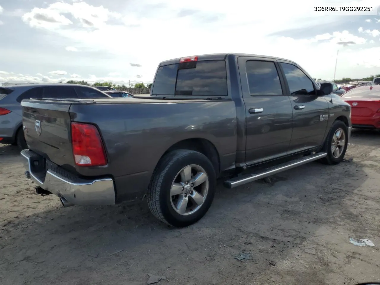 2016 Ram 1500 Slt VIN: 3C6RR6LT9GG292251 Lot: 75129244