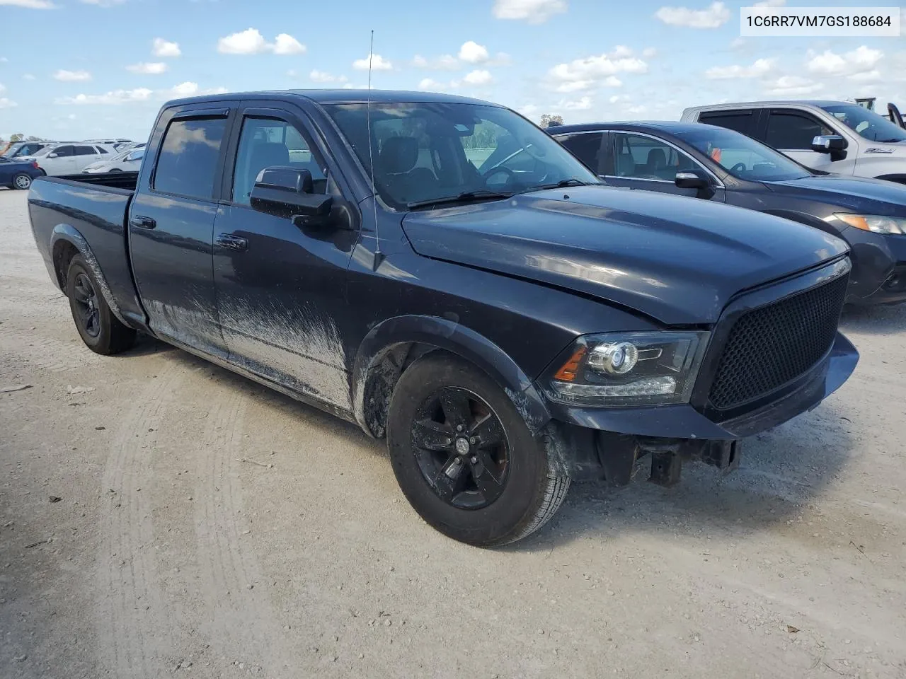 2016 Ram 1500 Laramie VIN: 1C6RR7VM7GS188684 Lot: 75139654