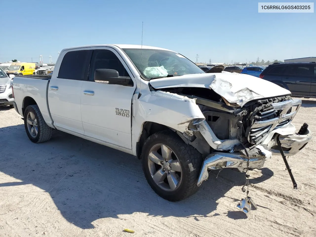 2016 Ram 1500 Slt VIN: 1C6RR6LG6GS403205 Lot: 75266274