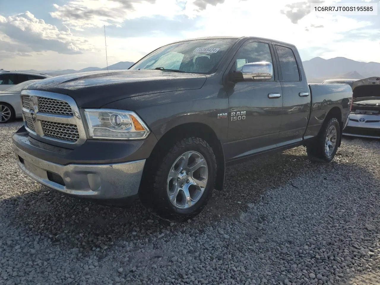 2016 Ram 1500 Laramie VIN: 1C6RR7JT0GS195585 Lot: 75269424