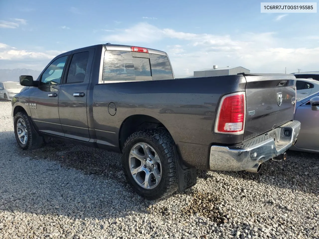 2016 Ram 1500 Laramie VIN: 1C6RR7JT0GS195585 Lot: 75269424