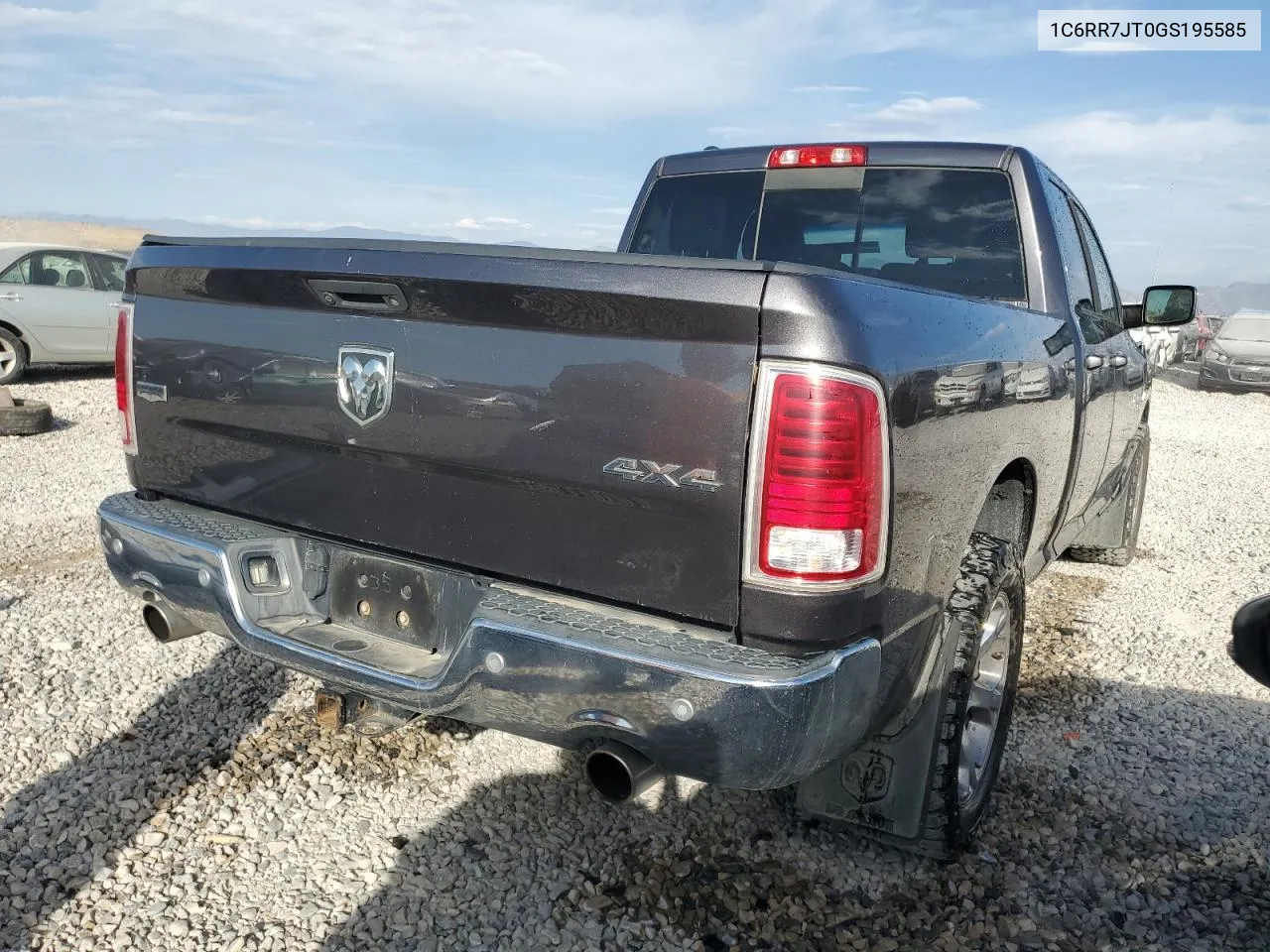 2016 Ram 1500 Laramie VIN: 1C6RR7JT0GS195585 Lot: 75269424