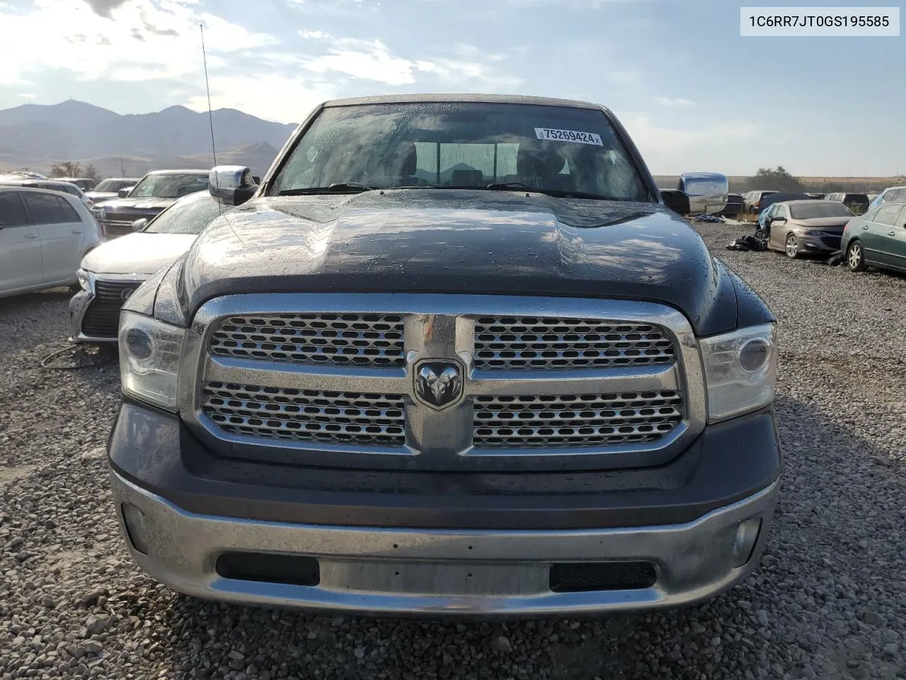 2016 Ram 1500 Laramie VIN: 1C6RR7JT0GS195585 Lot: 75269424