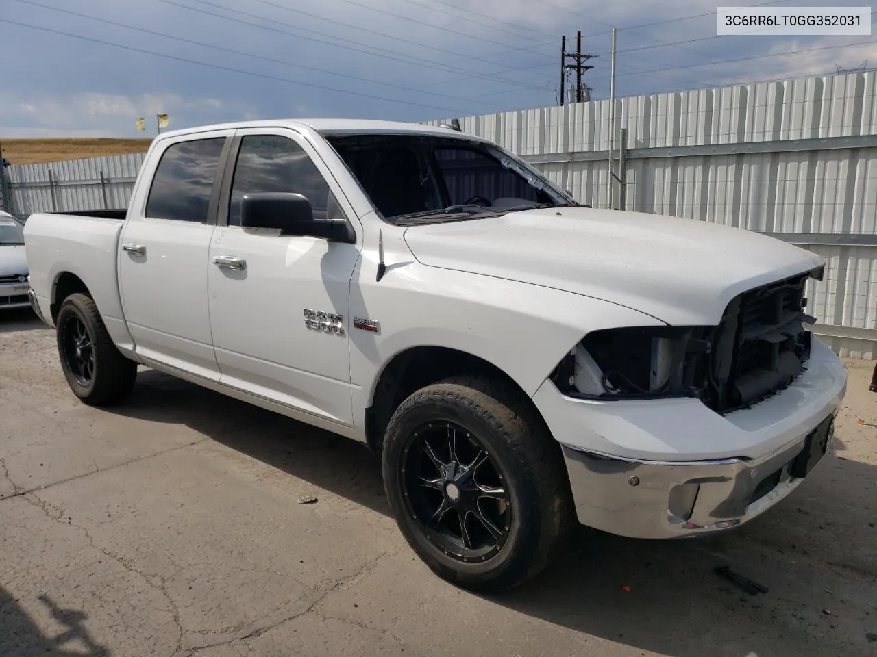 2016 Ram 1500 Slt VIN: 3C6RR6LT0GG352031 Lot: 75316074