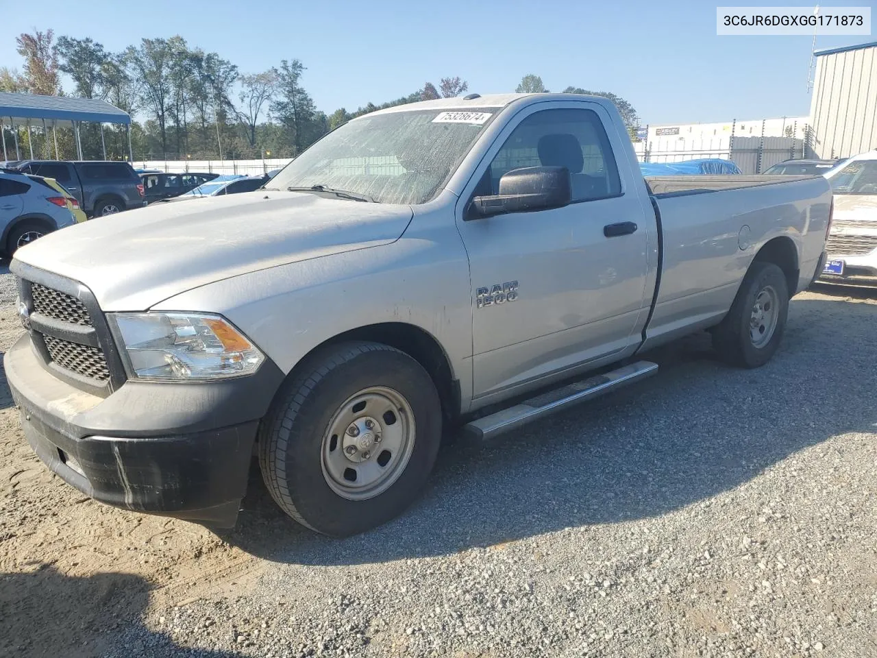 2016 Ram 1500 St VIN: 3C6JR6DGXGG171873 Lot: 75328674