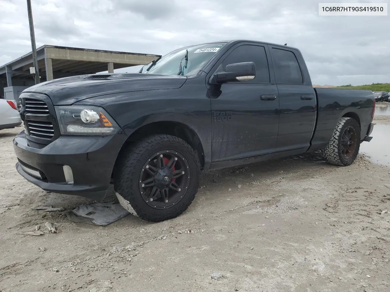 2016 Ram 1500 Sport VIN: 1C6RR7HT9GS419510 Lot: 75481224