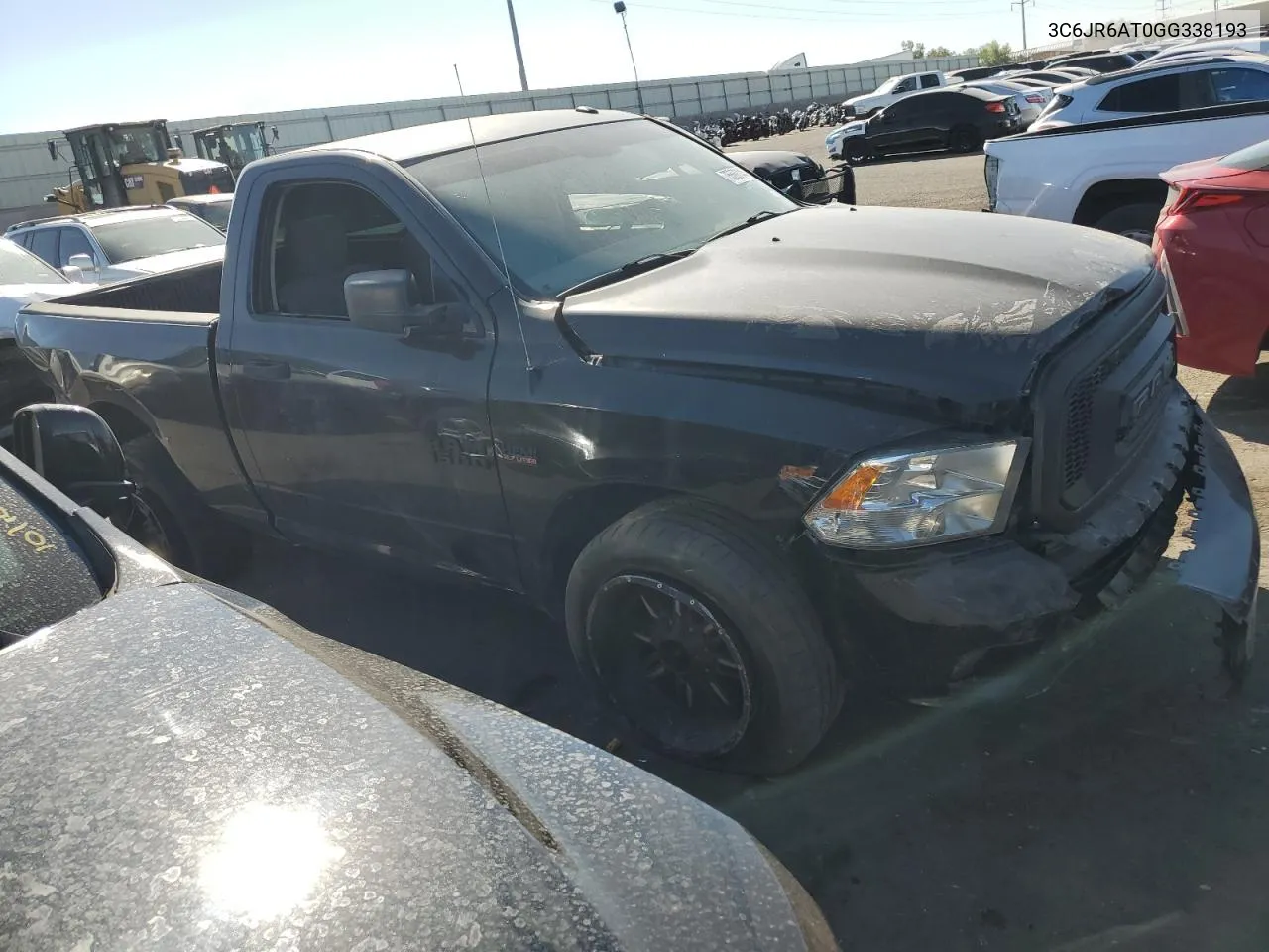 2016 Ram 1500 St VIN: 3C6JR6AT0GG338193 Lot: 75560144