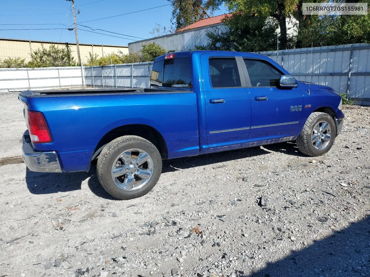 2016 Ram 1500 Slt VIN: 1C6RR7GT7GS155981 Lot: 75596544