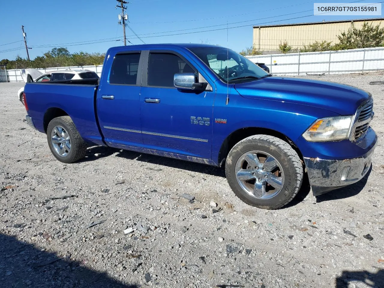 2016 Ram 1500 Slt VIN: 1C6RR7GT7GS155981 Lot: 75596544