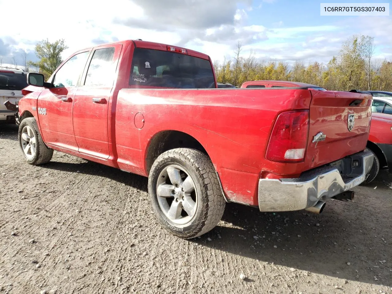 2016 Ram 1500 Slt VIN: 1C6RR7GT5GS307403 Lot: 75625594