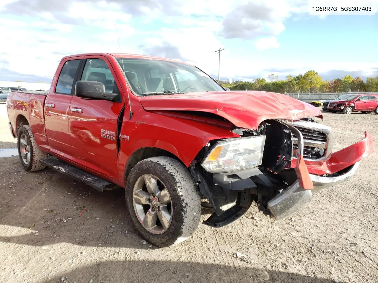 2016 Ram 1500 Slt VIN: 1C6RR7GT5GS307403 Lot: 75625594