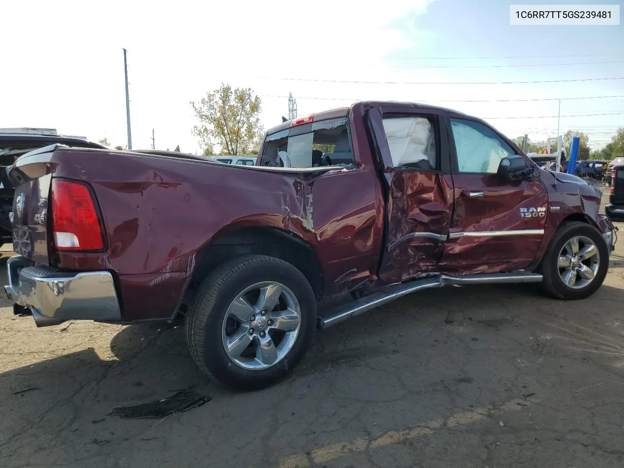 2016 Ram 1500 Slt VIN: 1C6RR7TT5GS239481 Lot: 75652884