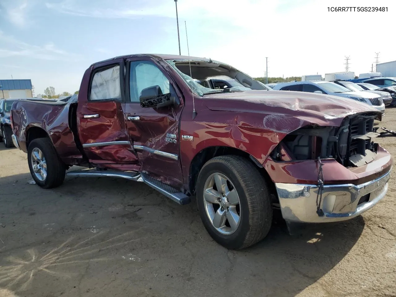 2016 Ram 1500 Slt VIN: 1C6RR7TT5GS239481 Lot: 75652884