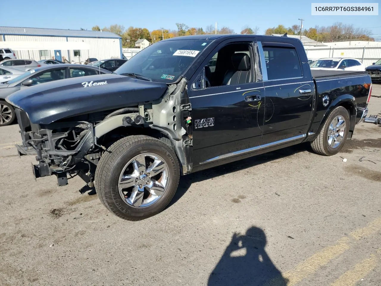 2016 Ram 1500 Longhorn VIN: 1C6RR7PT6GS384961 Lot: 75681654