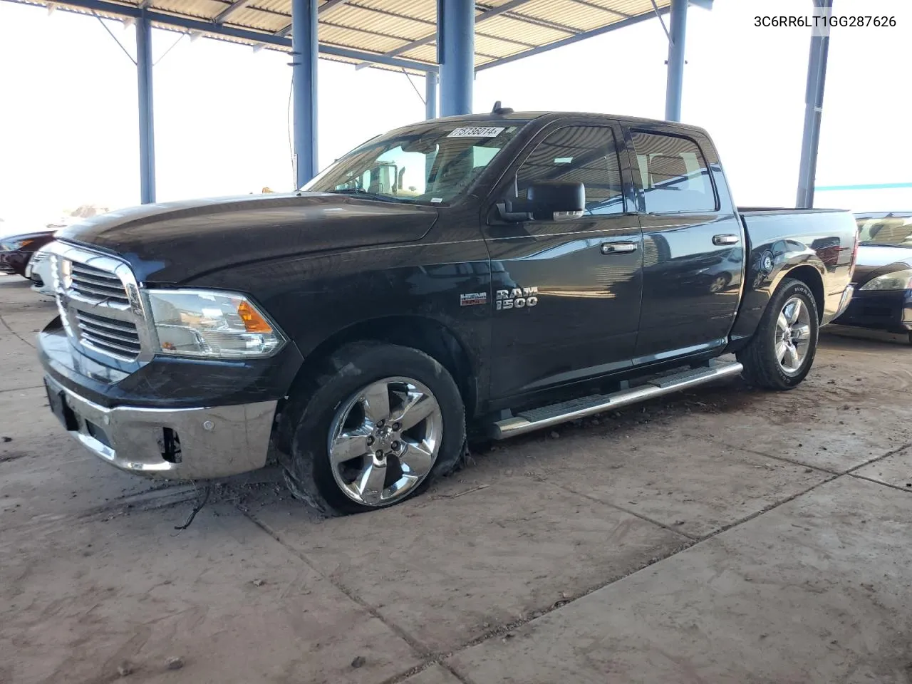 2016 Ram 1500 Slt VIN: 3C6RR6LT1GG287626 Lot: 75736014