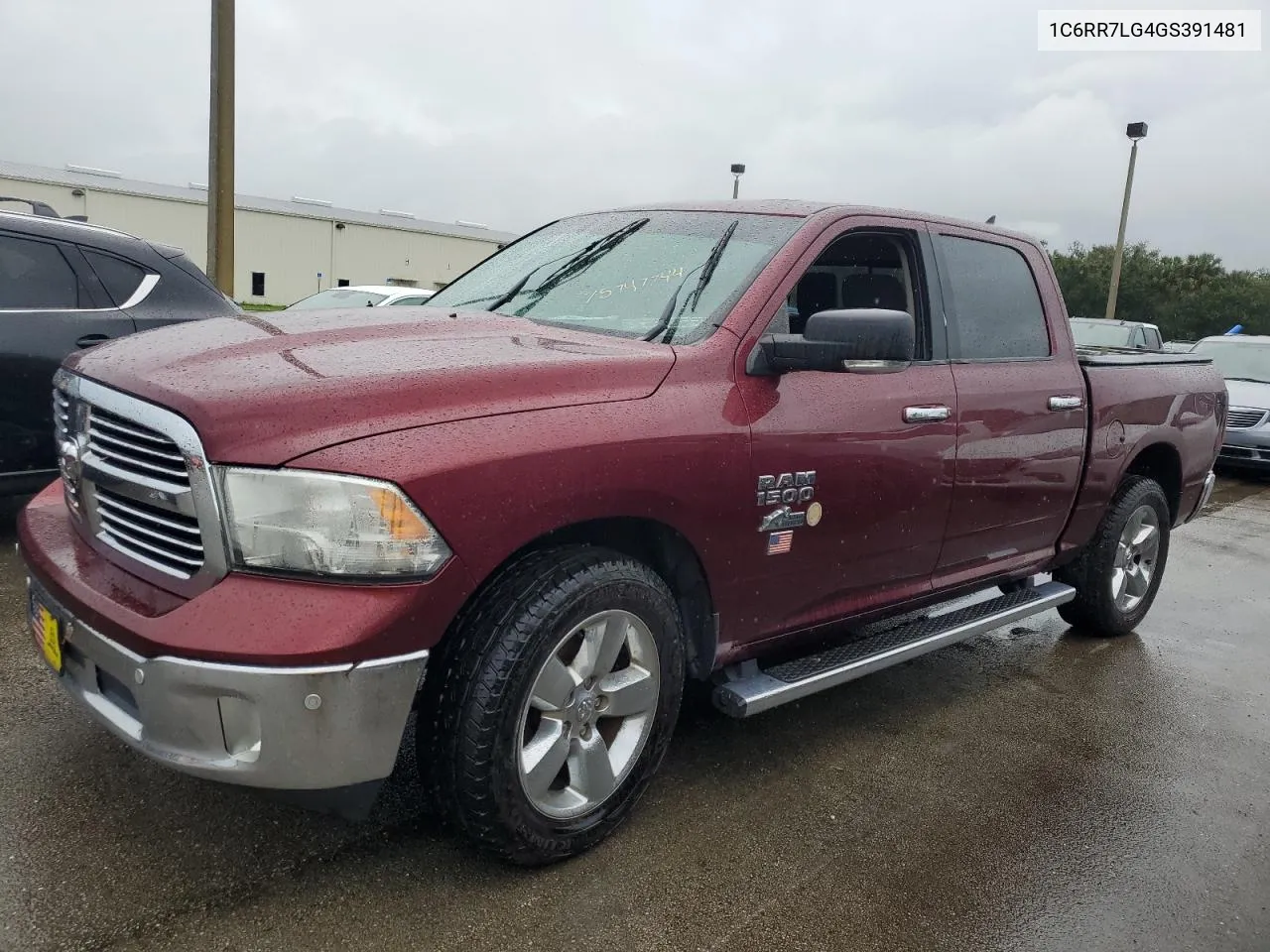 2016 Ram 1500 Slt VIN: 1C6RR7LG4GS391481 Lot: 75747744