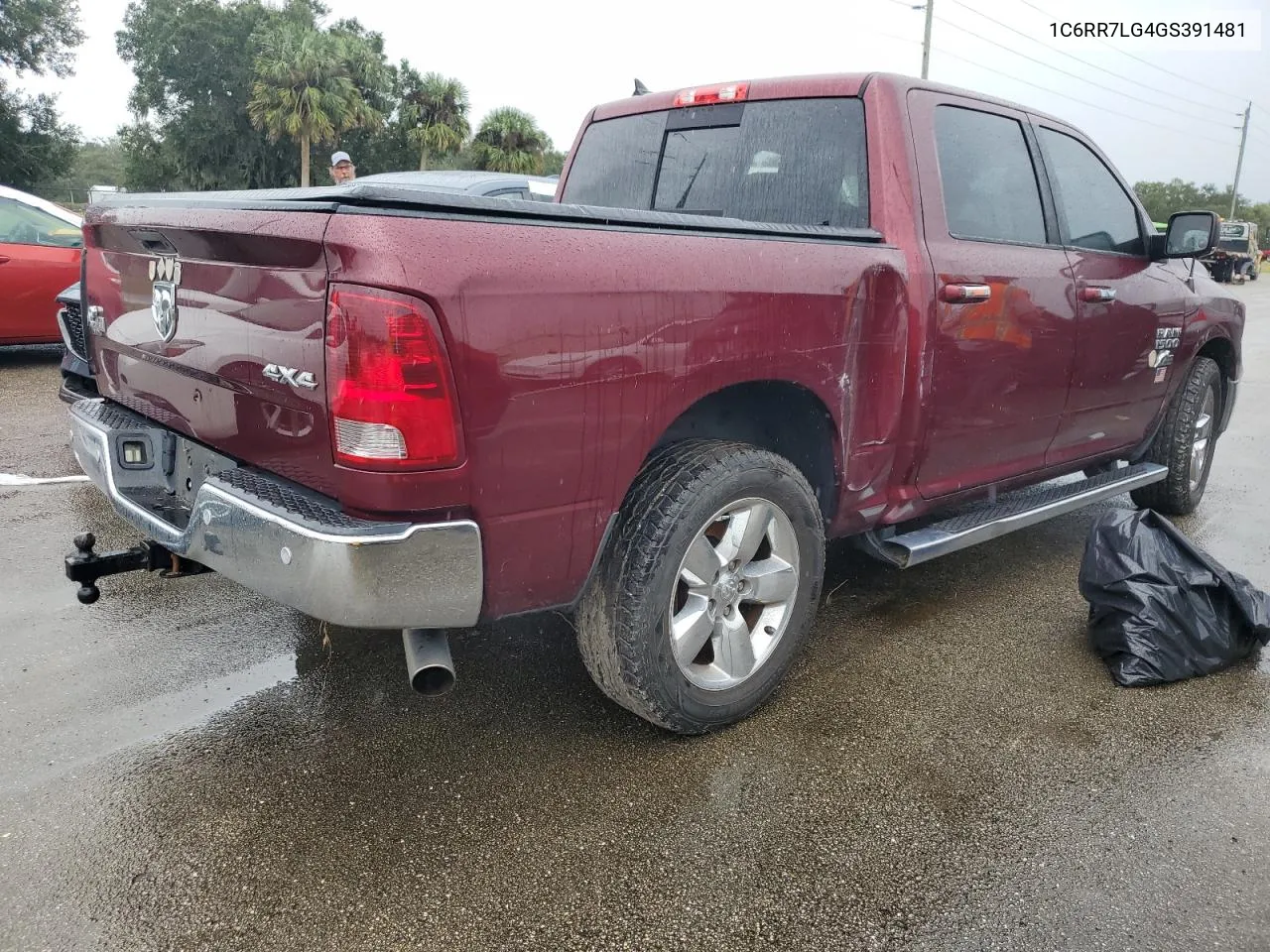 2016 Ram 1500 Slt VIN: 1C6RR7LG4GS391481 Lot: 75747744