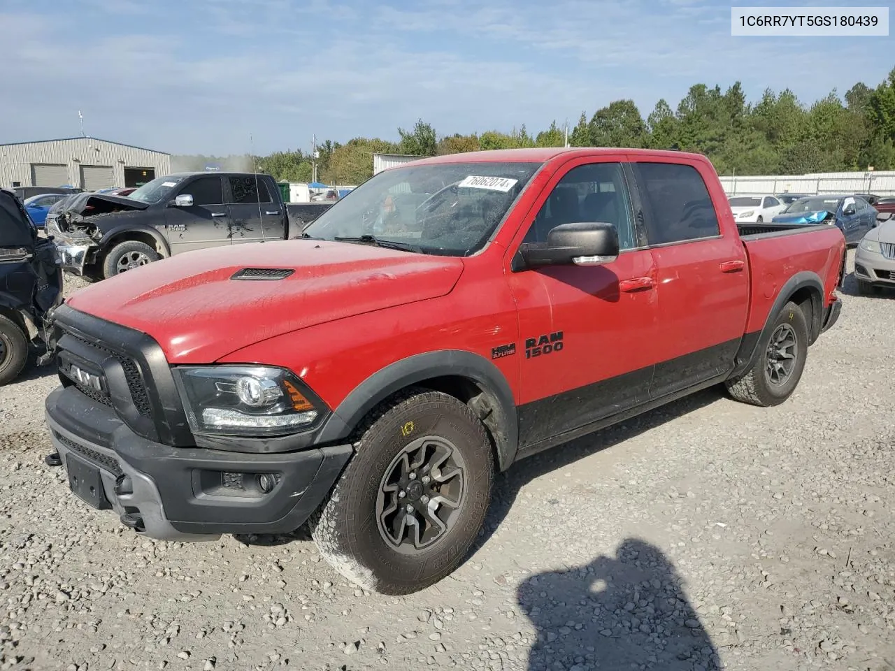 2016 Ram 1500 Rebel VIN: 1C6RR7YT5GS180439 Lot: 76062074