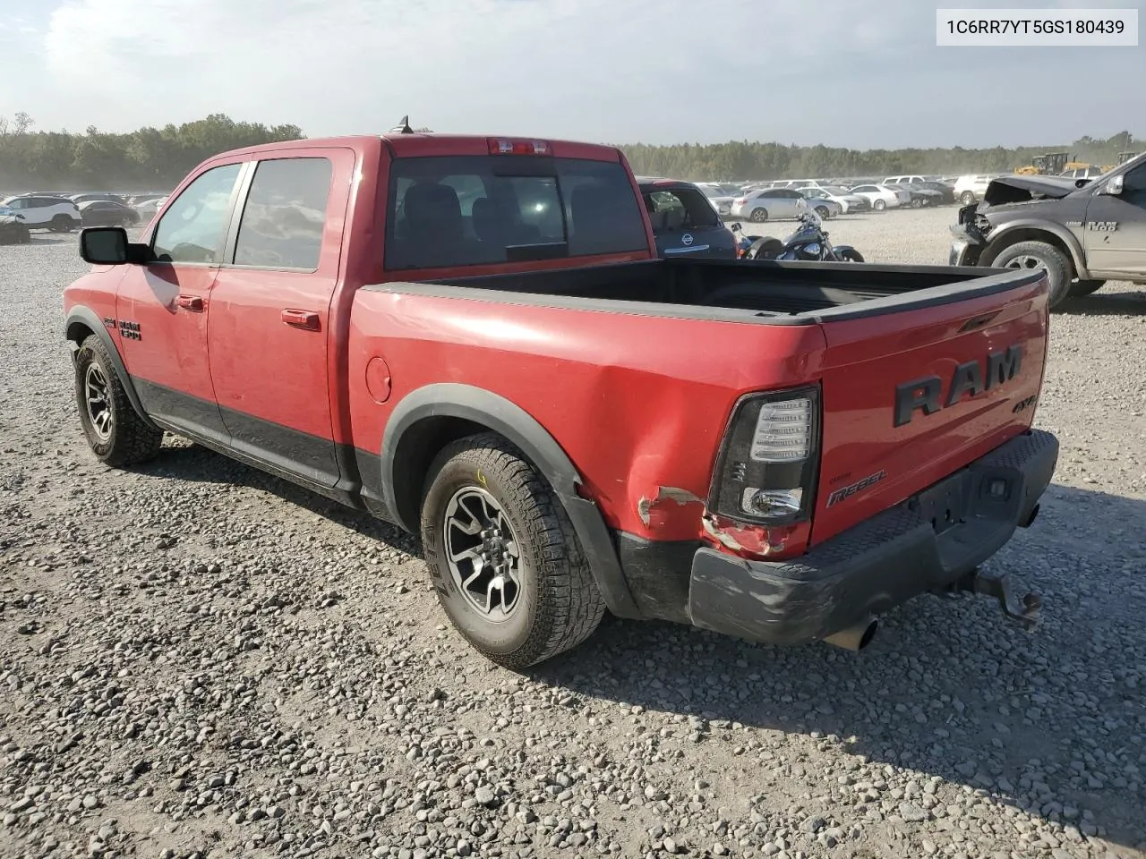 2016 Ram 1500 Rebel VIN: 1C6RR7YT5GS180439 Lot: 76062074