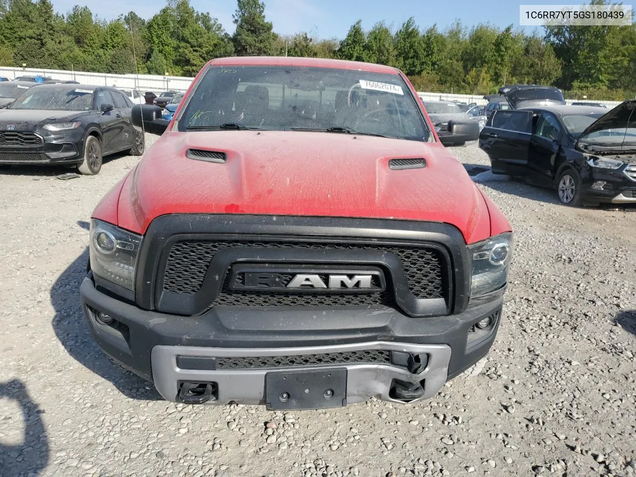 2016 Ram 1500 Rebel VIN: 1C6RR7YT5GS180439 Lot: 76062074