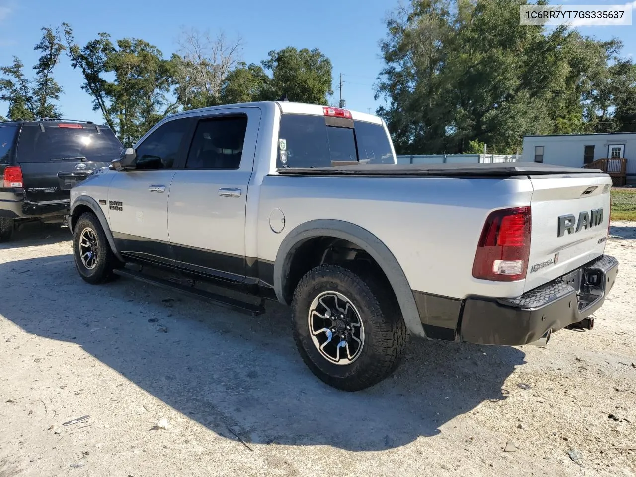 2016 Ram 1500 Rebel VIN: 1C6RR7YT7GS335637 Lot: 76131094