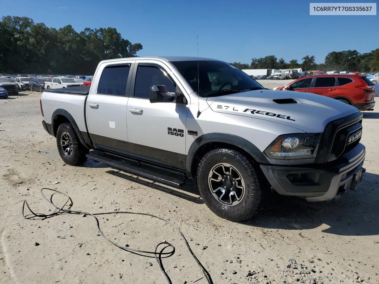 2016 Ram 1500 Rebel VIN: 1C6RR7YT7GS335637 Lot: 76131094