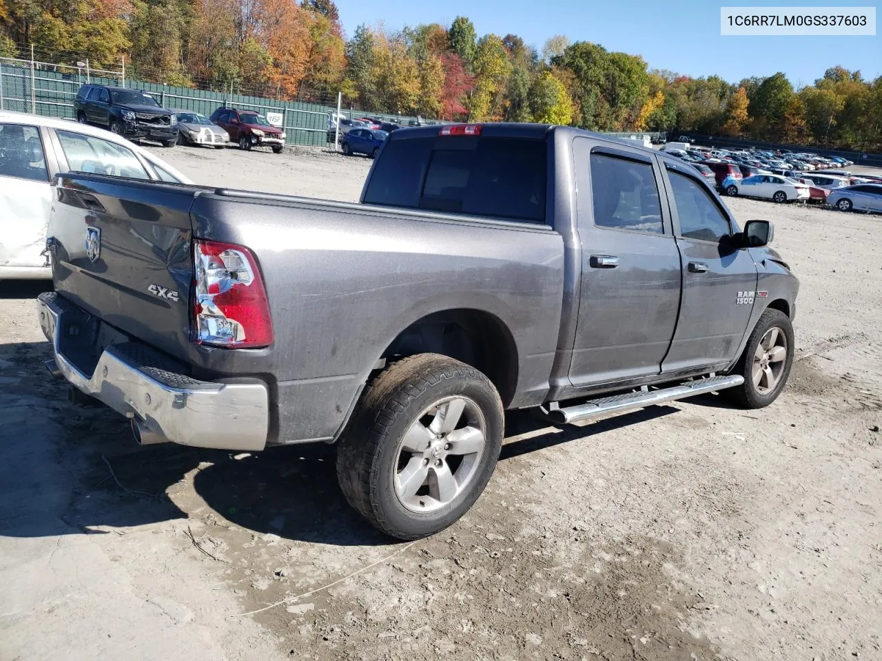 2016 Ram 1500 Slt VIN: 1C6RR7LM0GS337603 Lot: 76386834