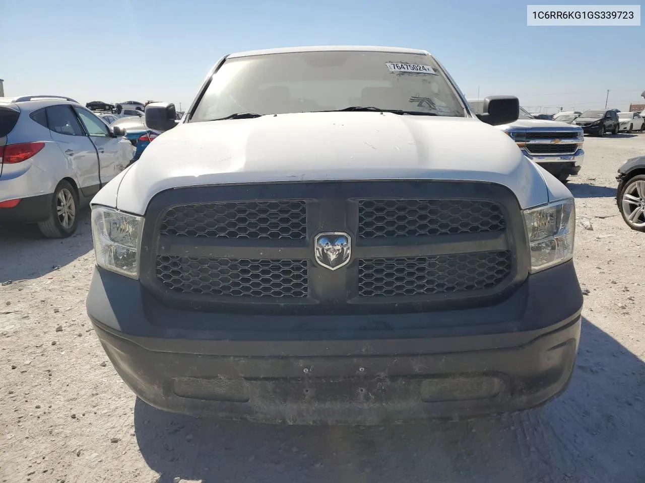 2016 Ram 1500 St VIN: 1C6RR6KG1GS339723 Lot: 76475024