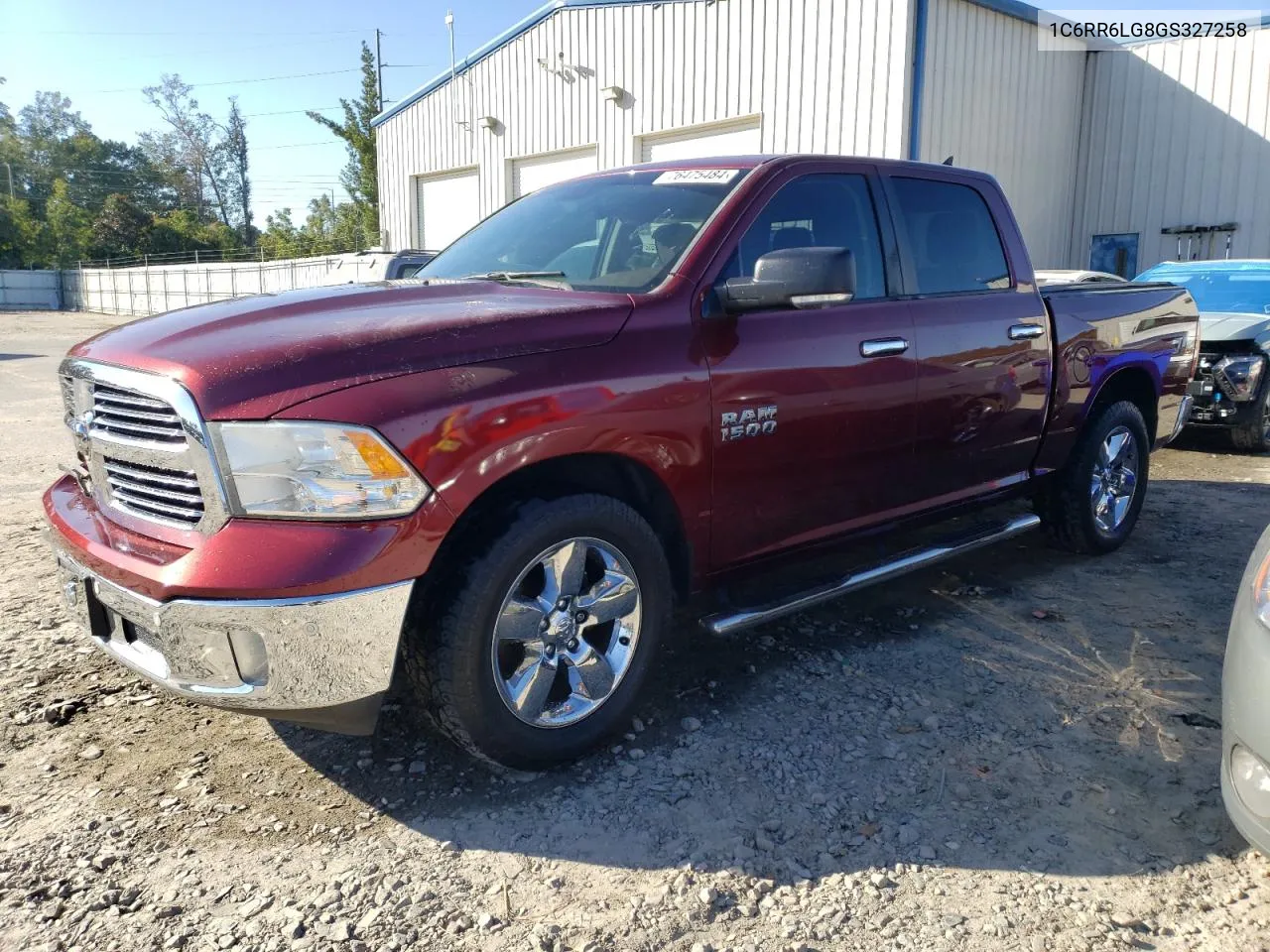 2016 Ram 1500 Slt VIN: 1C6RR6LG8GS327258 Lot: 76475484