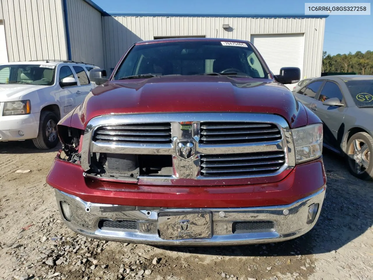 2016 Ram 1500 Slt VIN: 1C6RR6LG8GS327258 Lot: 76475484