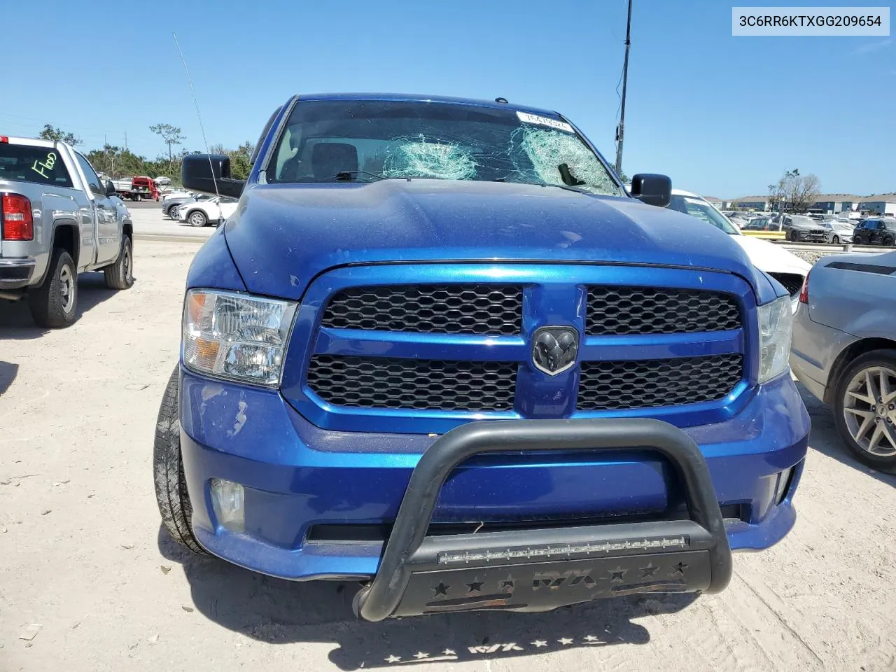 2016 Ram 1500 St VIN: 3C6RR6KTXGG209654 Lot: 76479324