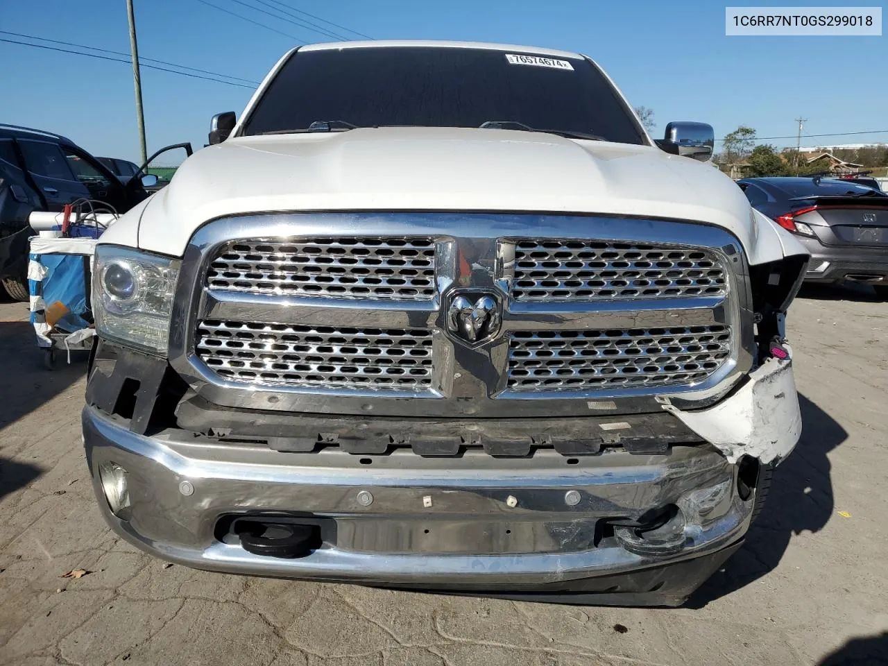 2016 Ram 1500 Laramie VIN: 1C6RR7NT0GS299018 Lot: 76574674