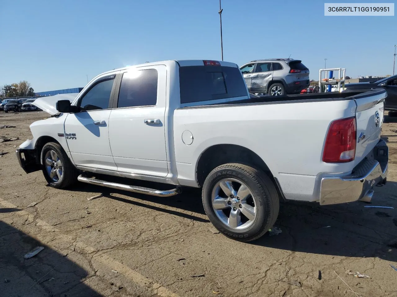 2016 Ram 1500 Slt VIN: 3C6RR7LT1GG190951 Lot: 76743664