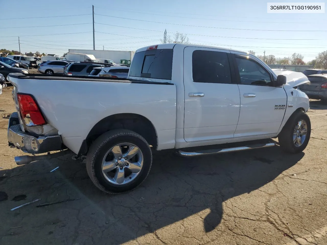 2016 Ram 1500 Slt VIN: 3C6RR7LT1GG190951 Lot: 76743664