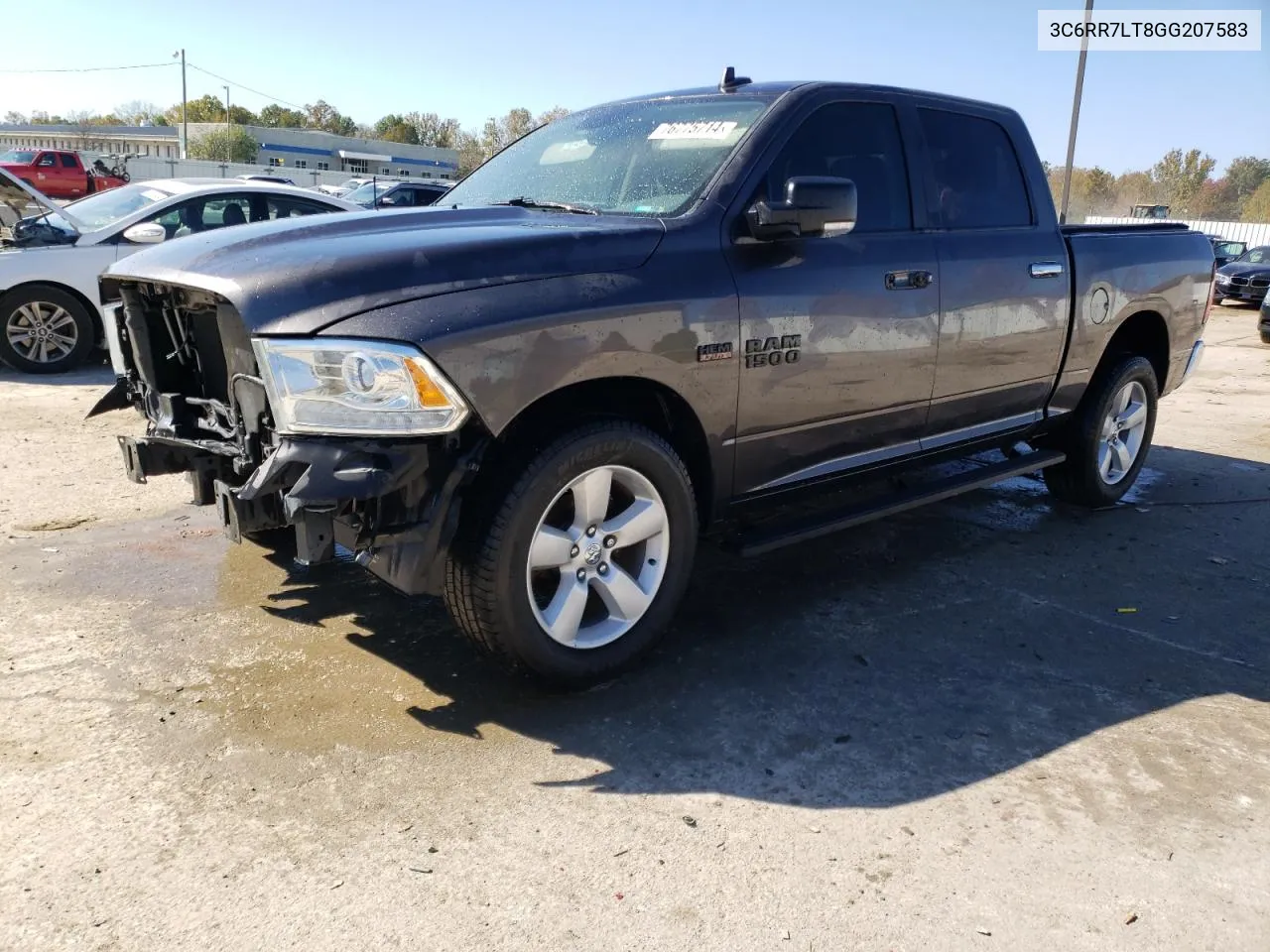 2016 Ram 1500 Slt VIN: 3C6RR7LT8GG207583 Lot: 76775714