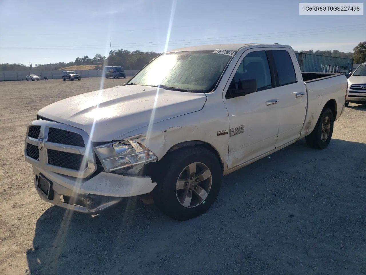 2016 Ram 1500 Slt VIN: 1C6RR6GT0GS227498 Lot: 76790974