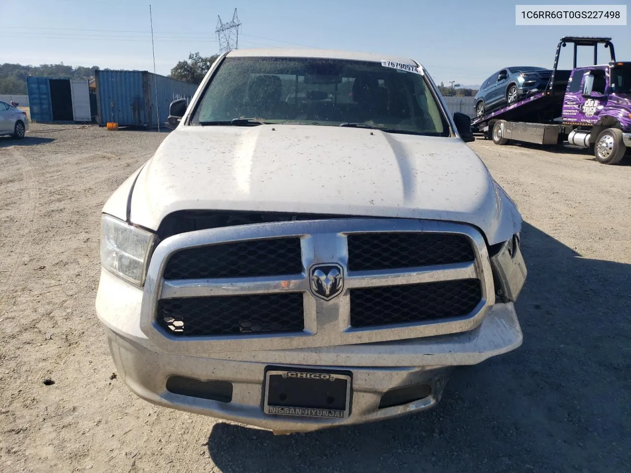 2016 Ram 1500 Slt VIN: 1C6RR6GT0GS227498 Lot: 76790974